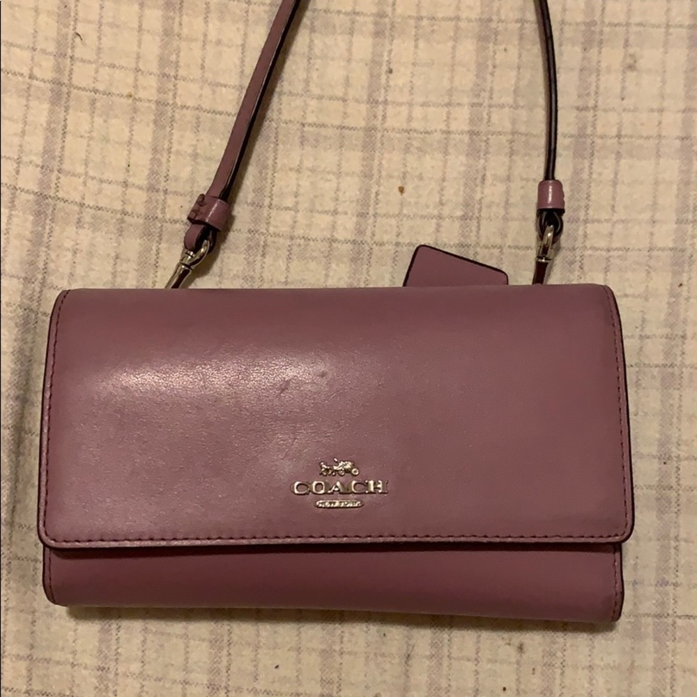 Purple Coach Crossbody
